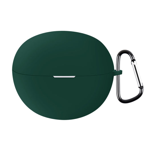 For Huawei FreeClip Earphone Liquid Silicone Protective Case(Dark Green)