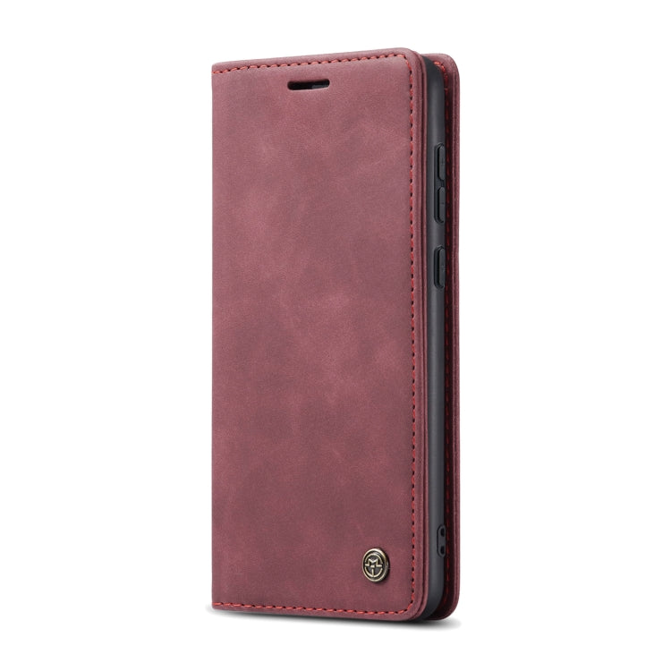 For OnePlus 12 CaseMe 013 Multifunctional Horizontal Flip Leather Phone Case(Wine Red) by CaseMe