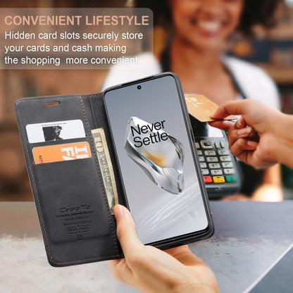 For OnePlus 12 CaseMe 013 Multifunctional Horizontal Flip Leather Phone Case(Black) by CaseMe