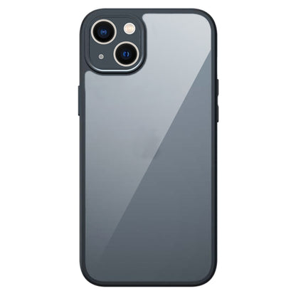 For iPhone 13 Armor Precise Hole PC Hybrid TPU Phone Case(Transparent) by buy2fix