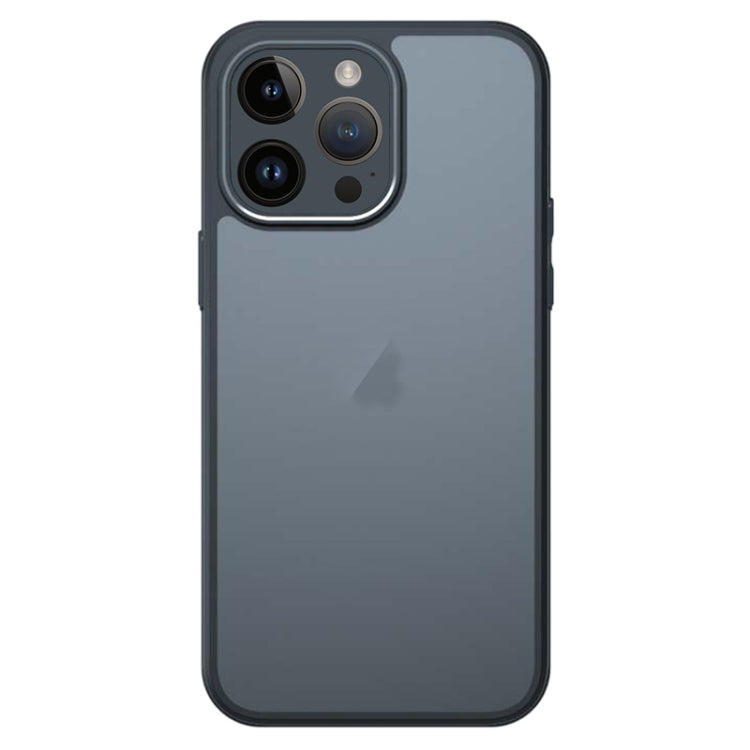 For iPhone 12 Pro Max Armor Precise Hole PC Hybrid TPU Phone Case(Black) by buy2fix