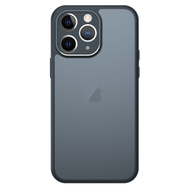 For iPhone 11 Pro Max Armor Precise Hole PC Hybrid TPU Phone Case(Black) by buy2fix