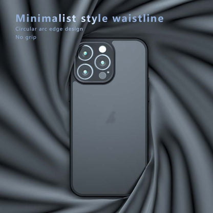 For iPhone 13 Pro Max Armor Precise Hole PC Hybrid TPU Phone Case(Black) by buy2fix