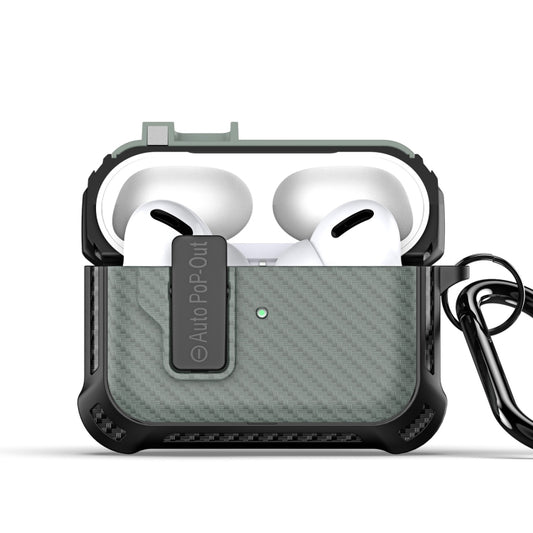 For AirPods Pro 2 DUX DUCIS PECI Series Earbuds Box Protective Case(Green) - For AirPods Pro 2 by DUX DUCIS | Online Shopping UK | buy2fix