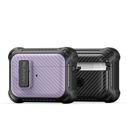 For AirPods Pro 2 DUX DUCIS PECI Series Earbuds Box Protective Case(Purple) - For AirPods Pro 2 by DUX DUCIS | Online Shopping UK | buy2fix