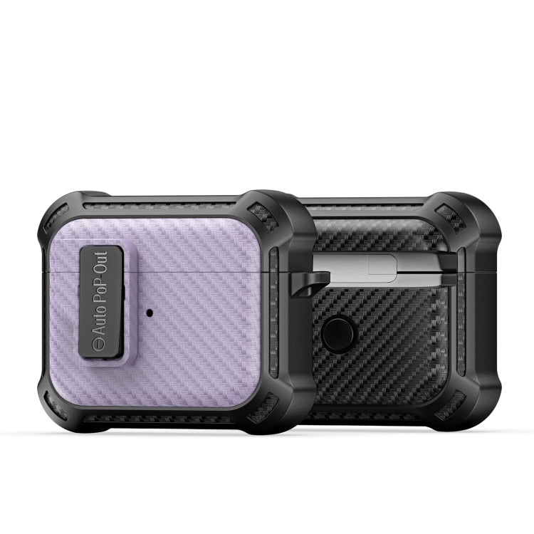 For AirPods 3 DUX DUCIS PECI Series Earbuds Box Protective Case(Purple) - For AirPods 3 by DUX DUCIS | Online Shopping UK | buy2fix