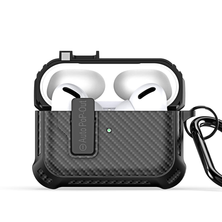 For AirPods Pro DUX DUCIS PECI Series Earbuds Box Protective Case(Black) - For AirPods Pro by DUX DUCIS | Online Shopping UK | buy2fix