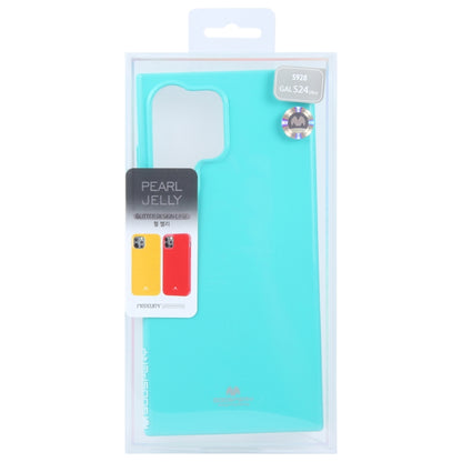 For Samsung Galaxy S24 Ultra 5G GOOSPERY PEARL JELLY Shockproof TPU Phone Case(Mint) - Galaxy S24 Ultra 5G Cases by GOOSPERY | Online Shopping UK | buy2fix