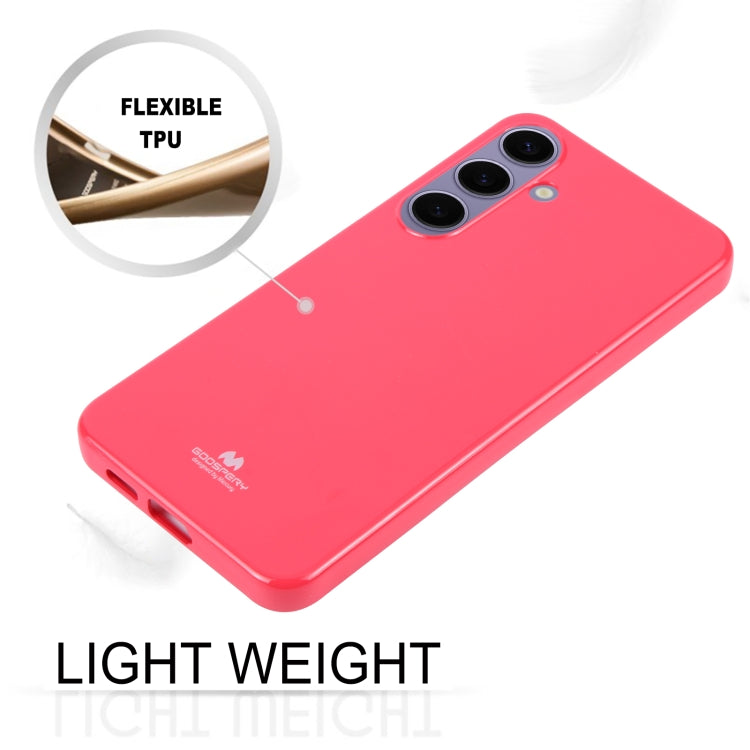 For Samsung Galaxy S24 5G GOOSPERY PEARL JELLY Shockproof TPU Phone Case(Rose Red) - Galaxy S24 5G Cases by GOOSPERY | Online Shopping UK | buy2fix