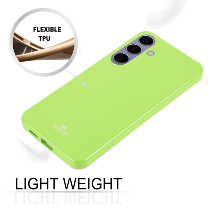 For Samsung Galaxy S24 5G GOOSPERY PEARL JELLY Shockproof TPU Phone Case(Fluorescent Green) - Galaxy S24 5G Cases by GOOSPERY | Online Shopping UK | buy2fix