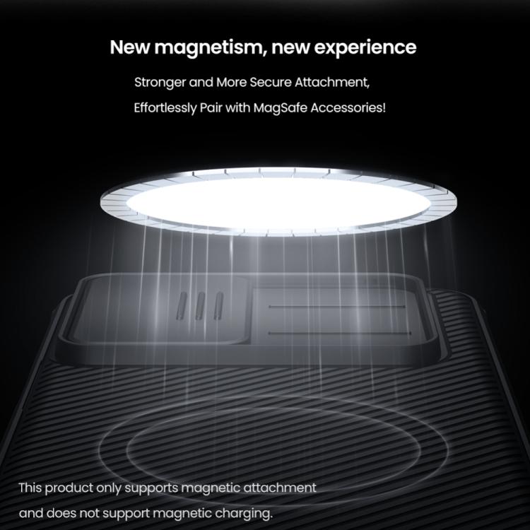 For Samsung Galaxy A26 5G NILLKIN CamShield Pro Magnetic PC Phone Case(Black) - Galaxy Phone Cases by NILLKIN | Online Shopping UK | buy2fix