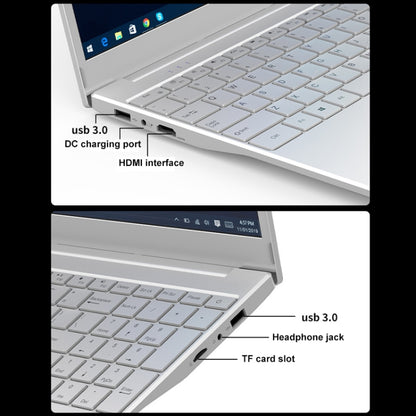 V8 15.6 inch Ultrathin Laptop, 16GB+128GB, Windows 10 Intel Processor N95 Quad Core(Silver) - Others by buy2fix | Online Shopping UK | buy2fix