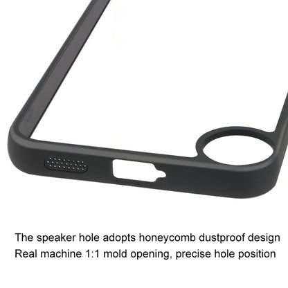 For Nothing CMF Phone 1 Frosted TPU Hybrid Transparent PC Phone Case(Black) - Nothing Cases by buy2fix | Online Shopping UK | buy2fix