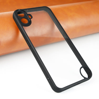 For Nothing CMF Phone 1 Frosted TPU Hybrid Transparent PC Phone Case(Black) - Nothing Cases by buy2fix | Online Shopping UK | buy2fix