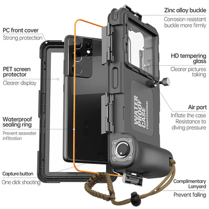 Diving Shell Gen2 Upgrade IP68 Waterproof Phone Case(Black) - Waterproof Bag by buy2fix | Online Shopping UK | buy2fix