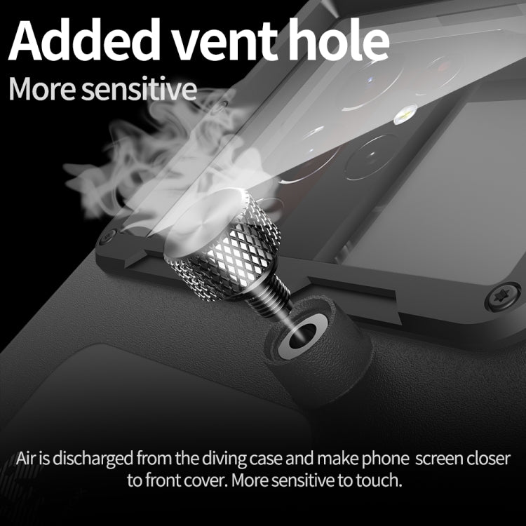 Diving Shell Gen2 Upgrade IP68 Waterproof Phone Case(Black) - Waterproof Bag by buy2fix | Online Shopping UK | buy2fix