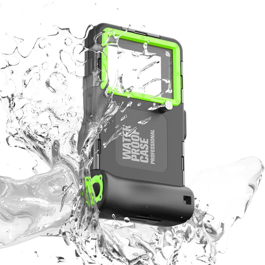 Diving Shell Gen2 Upgrade IP68 Waterproof Phone Case(Black Green) - Waterproof Bag by buy2fix | Online Shopping UK | buy2fix