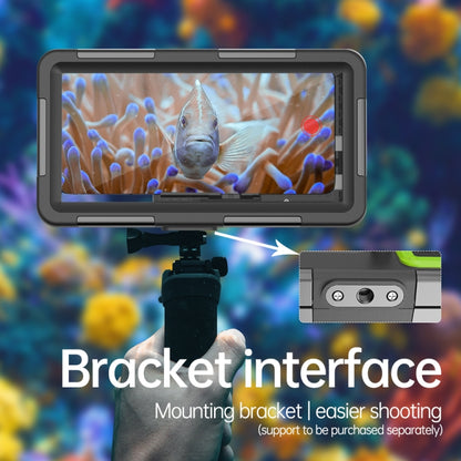 Diving Shell Gen2 Upgrade IP68 Waterproof Phone Case(Black Green) - Waterproof Bag by buy2fix | Online Shopping UK | buy2fix