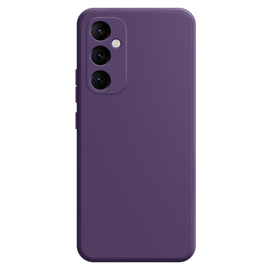 For Samsung Galaxy A55 Imitation Liquid Silicone Phone Case(Dark Purple) - Galaxy Phone Cases by buy2fix | Online Shopping UK | buy2fix