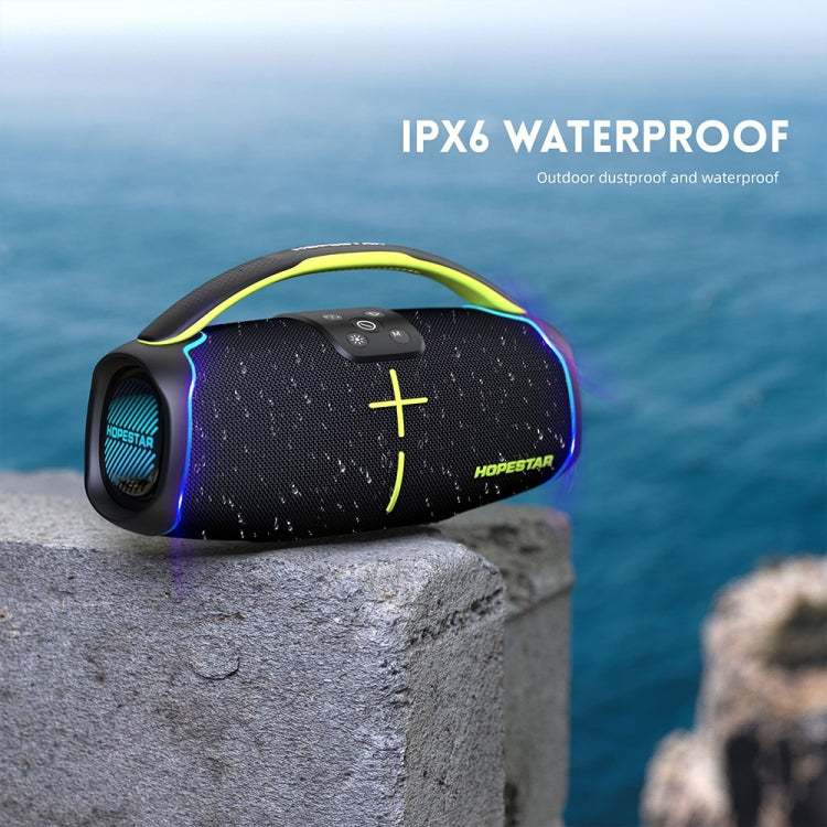 HOPESTAR H61 Outdoor IPX6 Waterproof Portable 50W Surround Bluetooth Speaker(Black) - Waterproof Speaker by HOPESTAR | Online Shopping UK | buy2fix