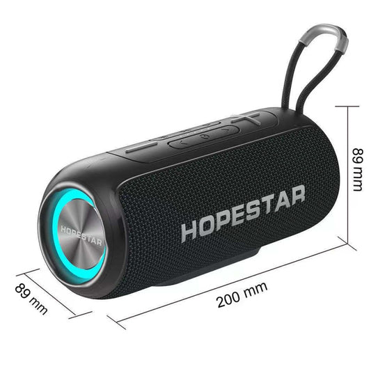 HOPESTAR P26 Outdoor Portable lPX6 Waterproof Dazzling Bluetooth Speaker(Navy Blue) by HOPESTAR