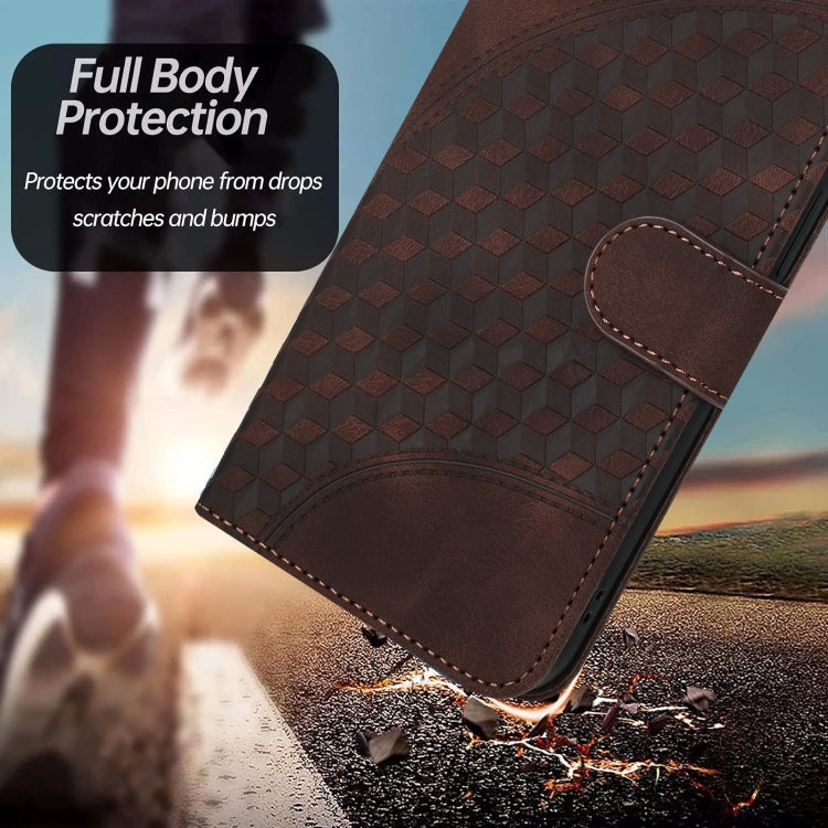 For Tecno Spark Go 2024 Elephant Head Embossed Phone Leather Case with Lanyard(Coffee) by buy2fix