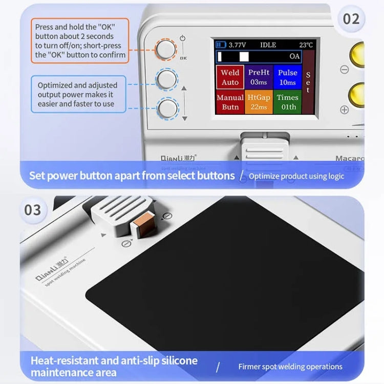 QianLi Macaron Max Portable Double Pulse Integrated Battery Spot Welding Machine - Others by QIANLI | Online Shopping UK | buy2fix