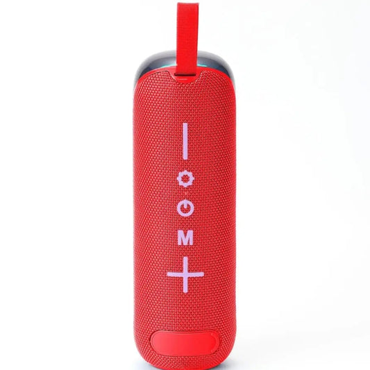 T&G TG-384 Mini Portable Bluetooth Speaker Support TF / U-disk / RGB Light(Red) by T&G