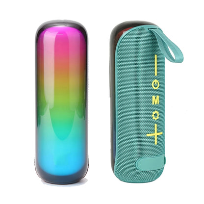 T&G TG-384 Mini Portable Bluetooth Speaker Support TF / U-disk / RGB Light(Cyan) - Desktop Speaker by T&G | Online Shopping UK | buy2fix