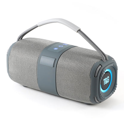 T&G TG-668 Wireless Bluetooth Speaker Portable TWS Subwoofer with Handle(Grey) - Desktop Speaker by T&G | Online Shopping UK | buy2fix