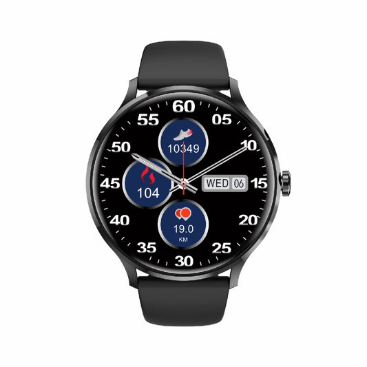 QS80 1.39 inch BT5.2 Smart Sport Watch, Support Bluetooth Call / Sleep / Blood Oxygen / Temperature / Heart Rate / Blood Pressure Health Monitor(Black) by buy2fix