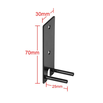 For Bose LifeStyle 650 Rear Surround Speaker Metal Wall-mounted Bracket(Black) by buy2fix