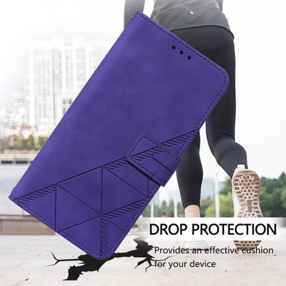 For Google Pixel 10 Pro XL Crossbody 3D Embossed Flip Leather Phone Case(Purple) - Google Cases by buy2fix | Online Shopping UK | buy2fix
