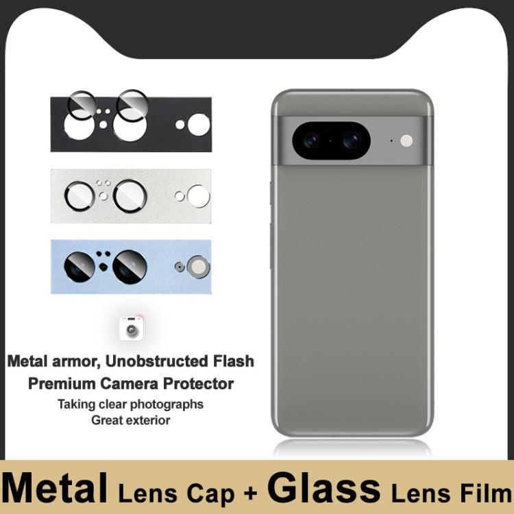 For Google Pixel 8 IMAK Metal Armor Premium Camera Protector Film(Blue) - Other by imak | Online Shopping UK | buy2fix