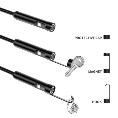 AN112 8mm Double Lenses HD Industry Endoscope Support Mobile Phone Direct Connection, Length:1m Hard Tube -  by buy2fix | Online Shopping UK | buy2fix