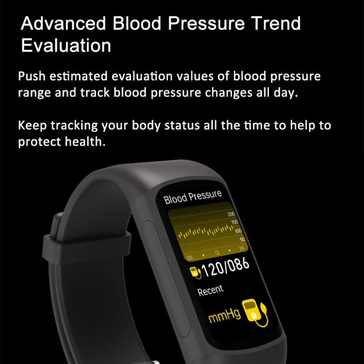 H8 1.47 inch Color Screen Smart Bracelet, Supports Bluetooth Call / Blood Oxygen Monitoring(Black) by buy2fix