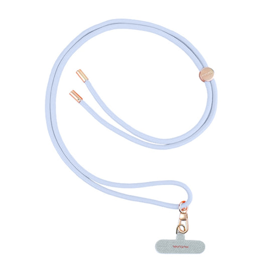 mutural Universal Mobile Phone Solid Color Lanyard(Blue)