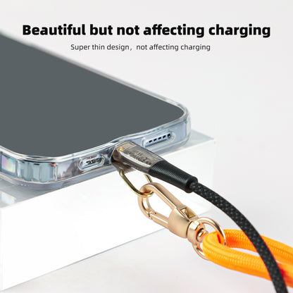 mutural Universal Mobile Phone Solid Color Lanyard(Orange) - Lanyards & Wrist Straps by Mutural | Online Shopping UK | buy2fix