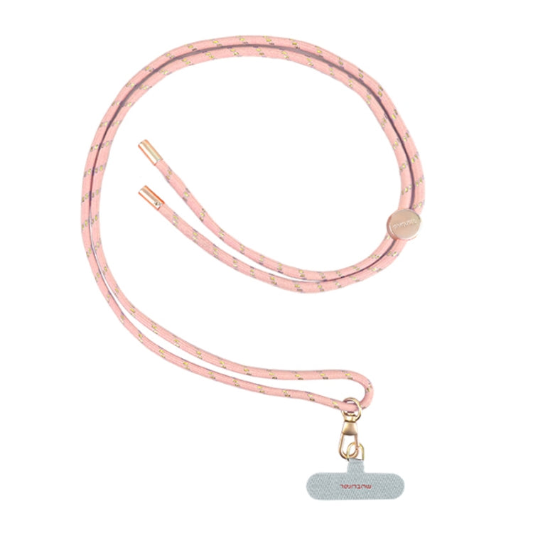 mutural Universal Mobile Phone Lanyard(Pink Gold) - Lanyards & Wrist Straps by Mutural | Online Shopping UK | buy2fix