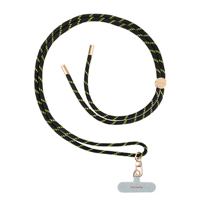 mutural Universal Mobile Phone Lanyard(Black Yellow) - Lanyards & Wrist Straps by Mutural | Online Shopping UK | buy2fix
