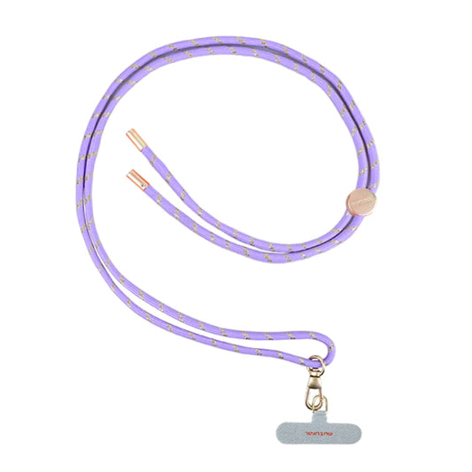 mutural Universal Mobile Phone Lanyard(Purple Gold) - Lanyards & Wrist Straps by Mutural | Online Shopping UK | buy2fix