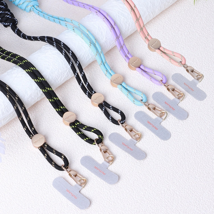 mutural Universal Mobile Phone Lanyard(Black Yellow) - Lanyards & Wrist Straps by Mutural | Online Shopping UK | buy2fix