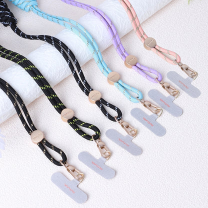 mutural Universal Mobile Phone Lanyard(Black Yellow) - Lanyards & Wrist Straps by Mutural | Online Shopping UK | buy2fix