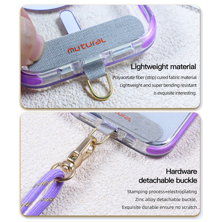 mutural Universal Mobile Phone Lanyard(Pink Gold) - Lanyards & Wrist Straps by Mutural | Online Shopping UK | buy2fix