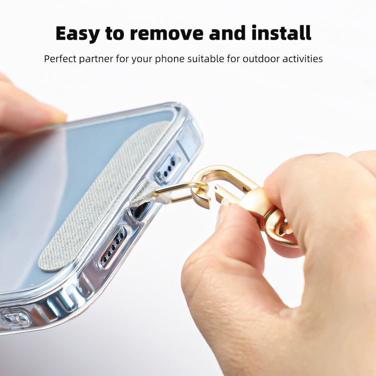 mutural Universal Mobile Phone Lanyard(Pink Gold) - Lanyards & Wrist Straps by Mutural | Online Shopping UK | buy2fix