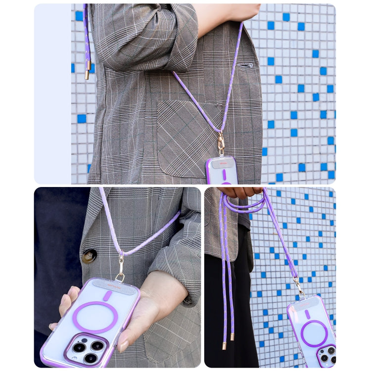 mutural Universal Mobile Phone Lanyard(Pink Gold) - Lanyards & Wrist Straps by Mutural | Online Shopping UK | buy2fix