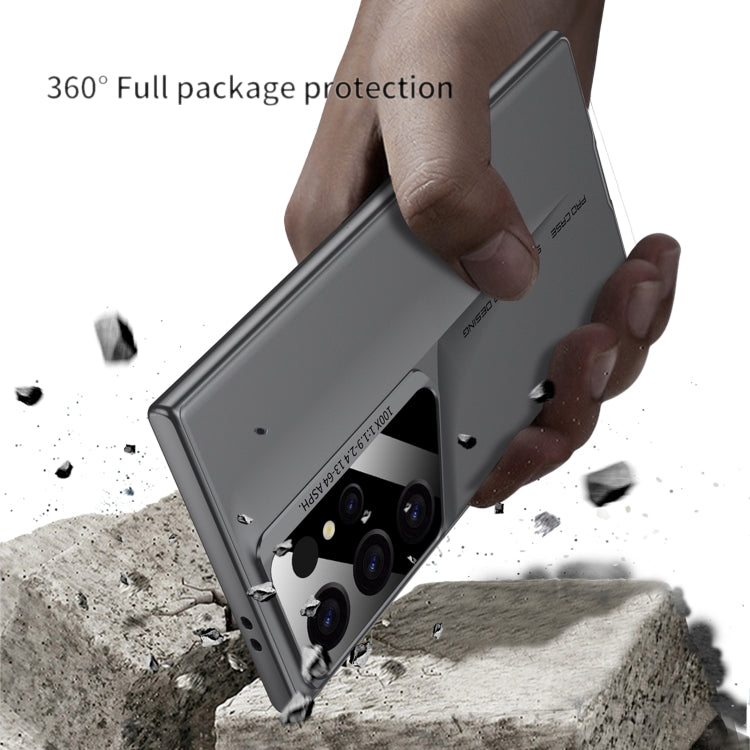 For Samsung Galaxy S23 Ultra 5G GKK Blade Ultra-thin Full Coverage Phone Case(Gold) by GKK