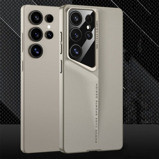 For Samsung Galaxy S25 Ultra 5G GKK Blade Ultra-thin Full Coverage Phone Case(Gold) by GKK