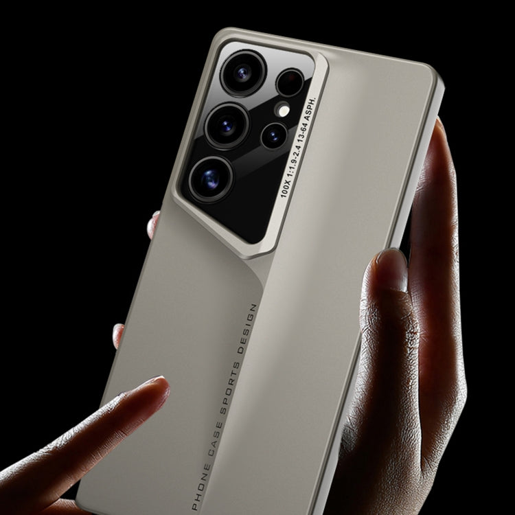 For Samsung Galaxy S25 Ultra 5G GKK Blade Ultra-thin Full Coverage Phone Case(Gold) by GKK