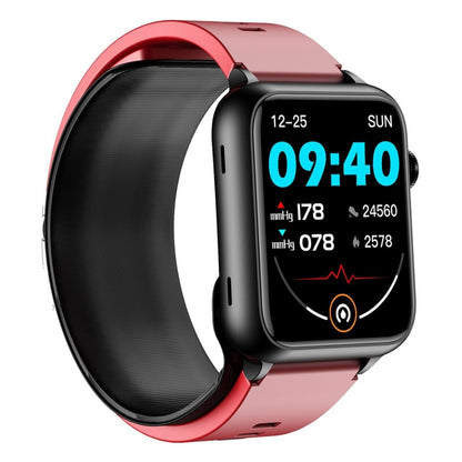 TK63 1.91 Inch Color Screen Air Pump Smart Watch, Supports Blood Pressure Monitoring / ECG(Red) - Smart Watches by buy2fix | Online Shopping UK | buy2fix